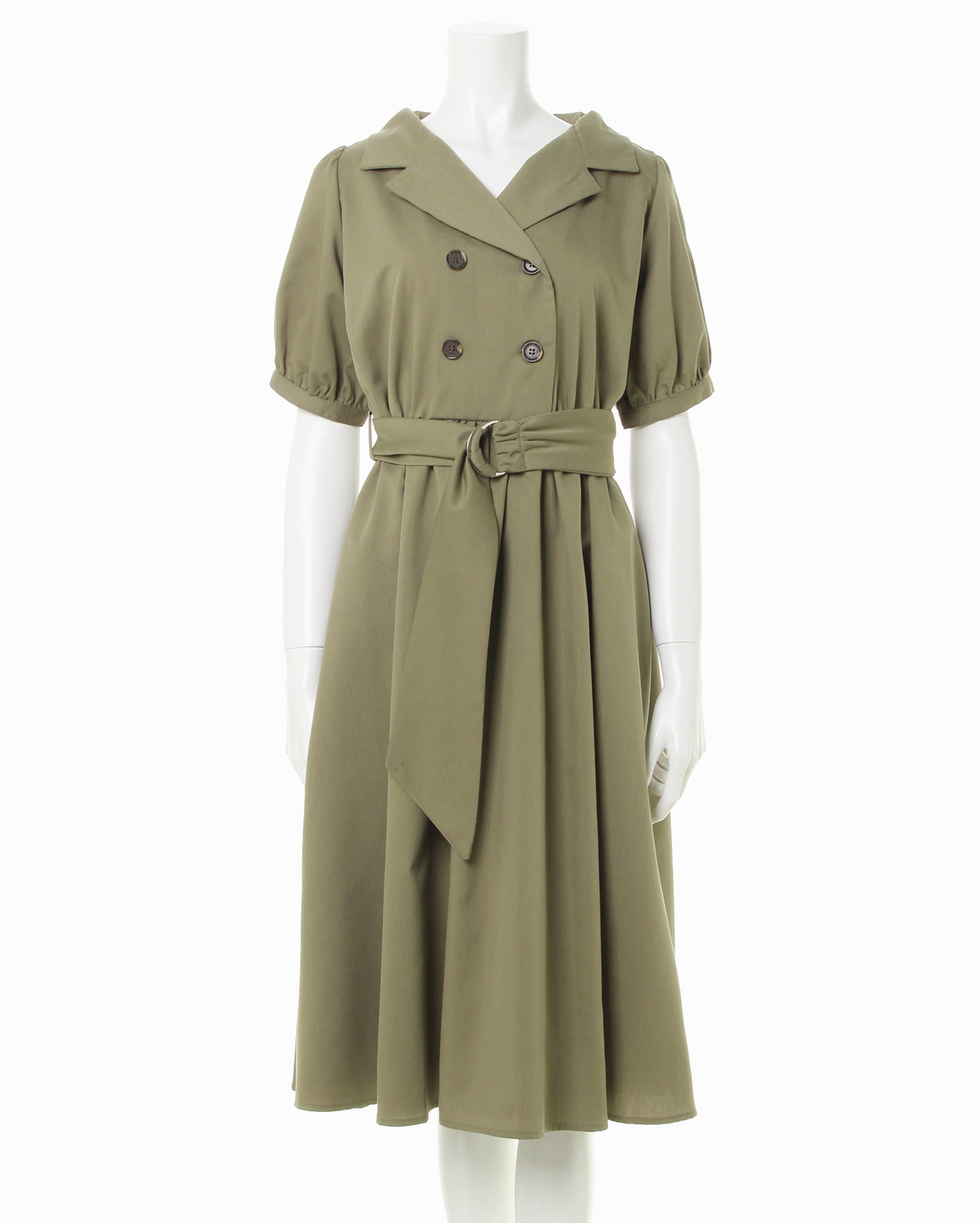 スカーフサッシュ付トレンチ／ワンピース｜allamanda(アラマンダ) 公式