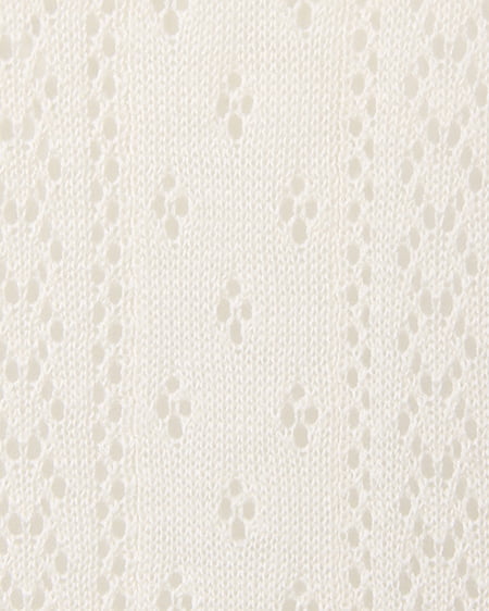 INGNI（イング） パターンメッシュカーディガン／A ｵﾌﾎﾜｲﾄ