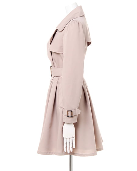 INGNI(イング) ドーリー・トレンチコート ピンクベージュ