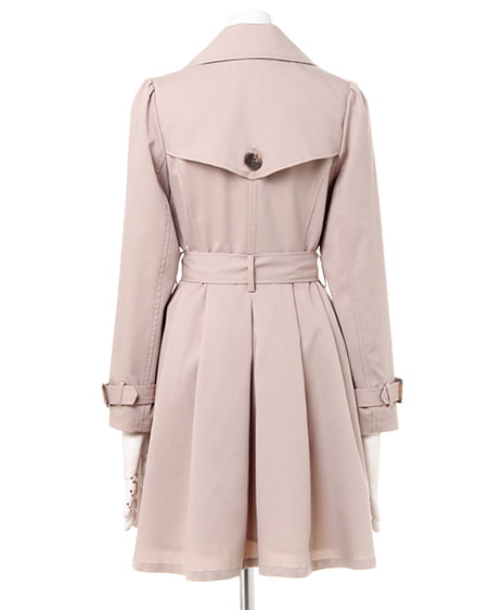 INGNI(イング) ドーリー・トレンチコート ピンクベージュ