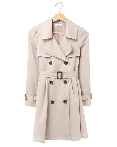 allamanda(アラマンダ) ドーリー・トレンチコート ベージュ