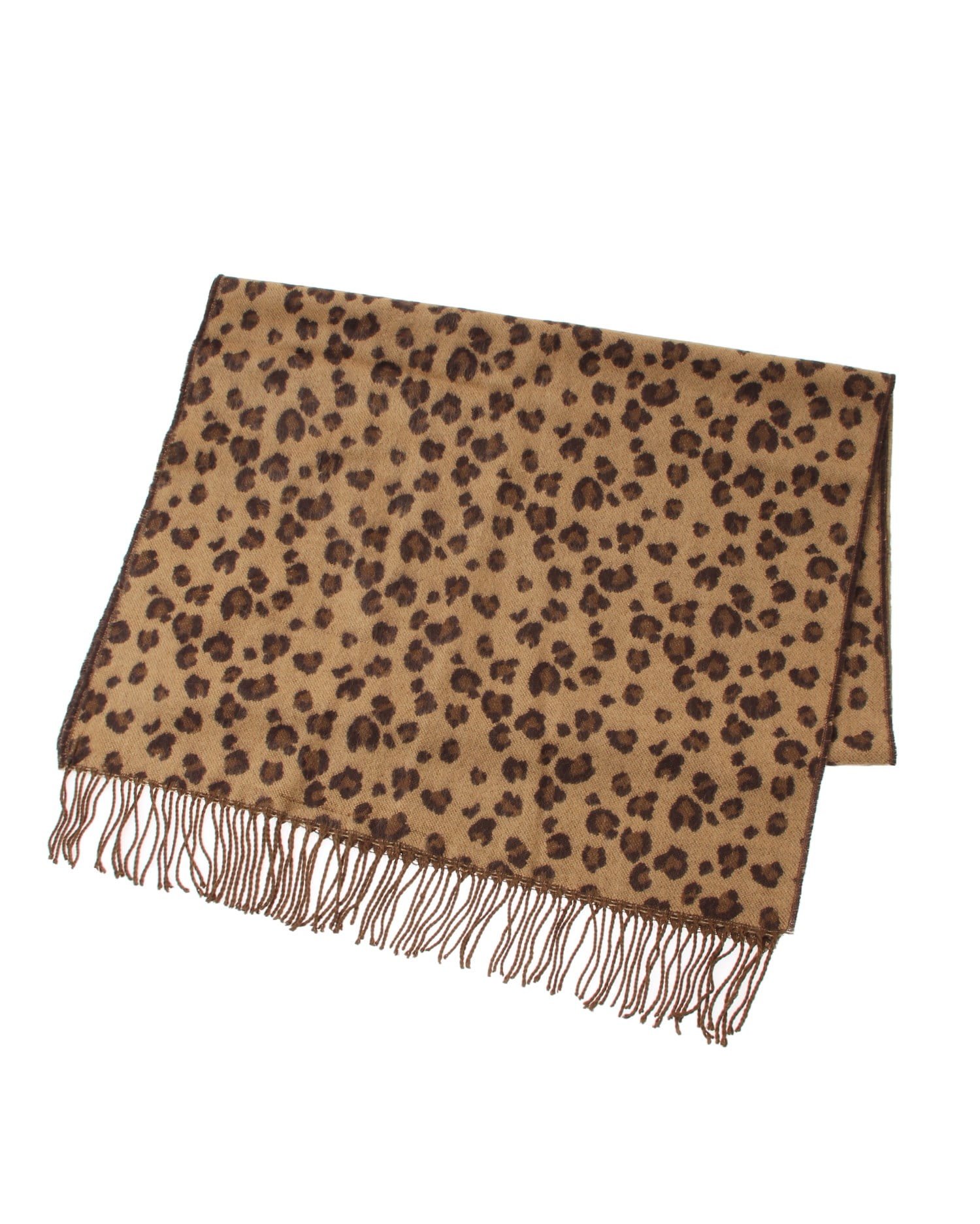 ROENブラウン レオパード柄 ベルベット ストール ROENブラウン