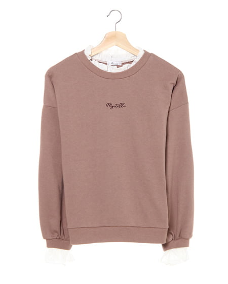 スウェットレース出しチビロゴ／トップス