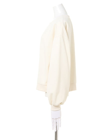 INGNI(イング) 裏起毛転写トップス オフホワイト/A