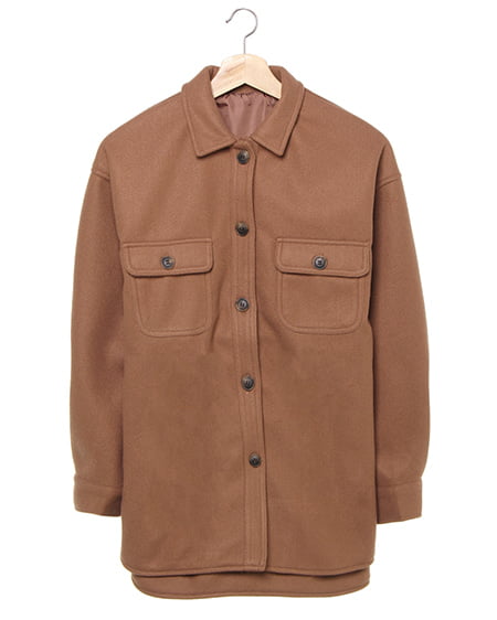 裏地付フェイクウールCPO／シャツ