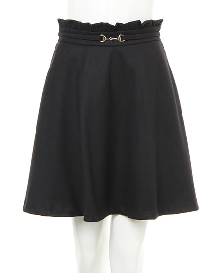 ビット付フレアスカート