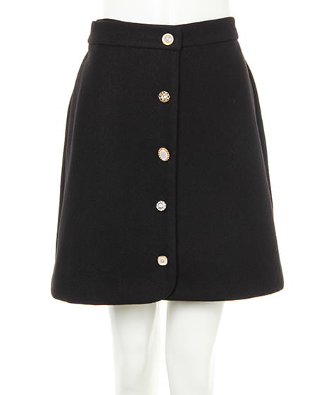 アソートボタン／台形スカート