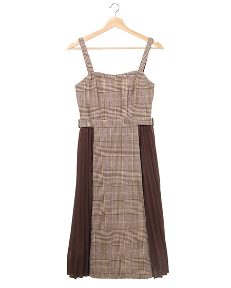 サイドプリーツチェックジャンスカ