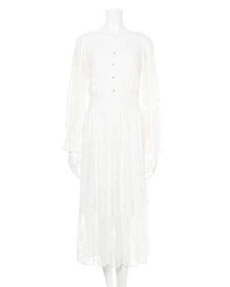 レースロング／ワンピース