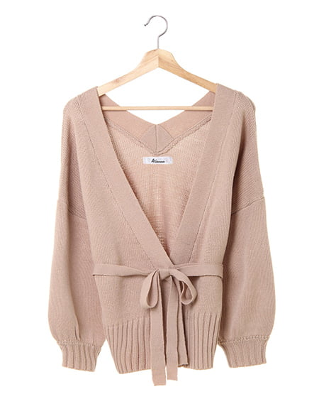 カシュクール天竺カーディガン