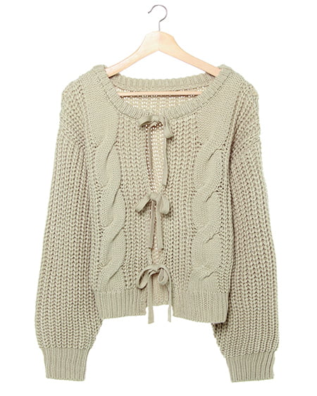 2WAYリボンケーブル／カーディガン