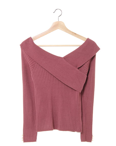 前後2way／クロスニット