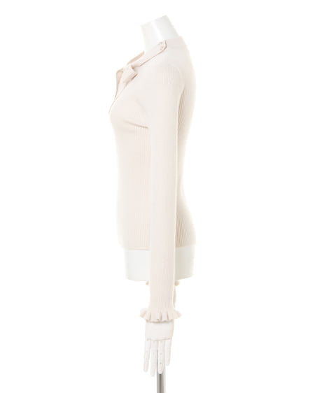 INGNI(イング) リボンボウタイニット オフホワイト