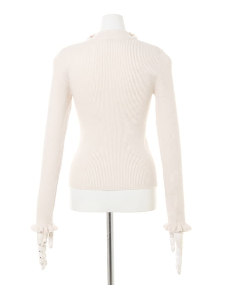 INGNI(イング) リボンボウタイニット オフホワイト