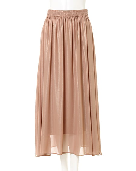 ハクプリントギャザースカート