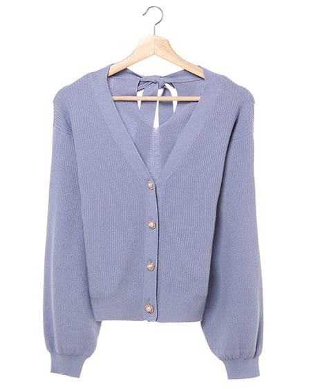 BACKリボン／カーディガン