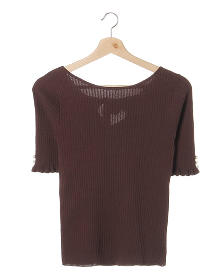 BACKリボンニット