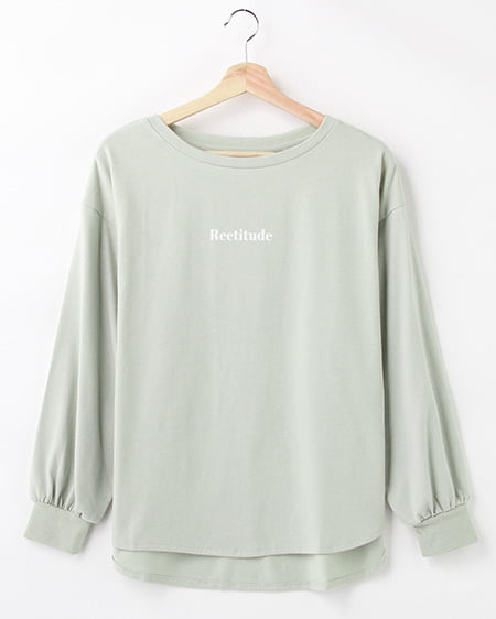 BackロゴロングTシャツ