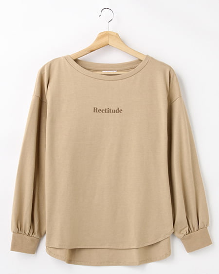 BackロゴロングTシャツ