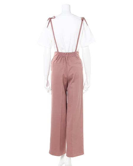 INGNI（イング） サス付センタープレス／パンツ ﾋﾟﾝｸ