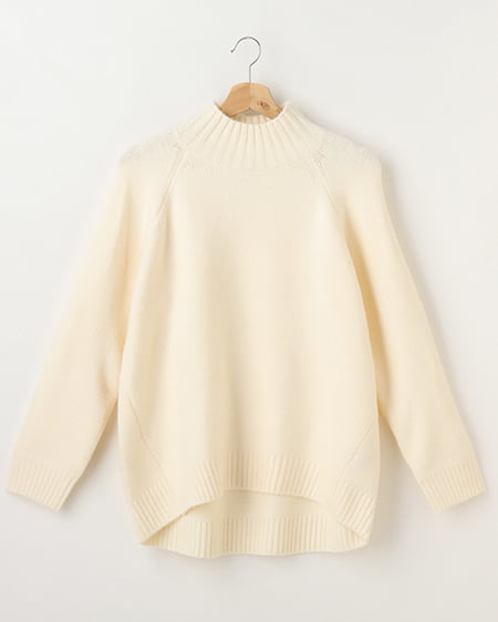 INGNI(イング) モチモチモックネックチュニックニット ｱｲﾎﾞﾘｰ