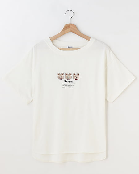 HungryくまロゴTシャツ