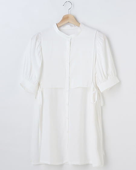 allamanda(アラマンダ) レイヤードシャツ オフホワイト