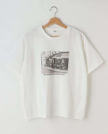 【WEB限定】モノトーン転写Tシャツ