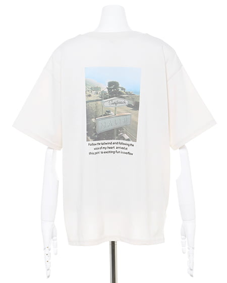 【WEB限定】BACKフォトロゴTシャツ