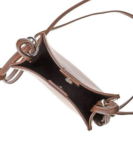 INGNI(イング) コインケース付スクエアショルダーバッグ ブラウン