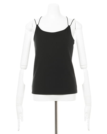 INGNI(イング) パット付/キャミソールA クロ