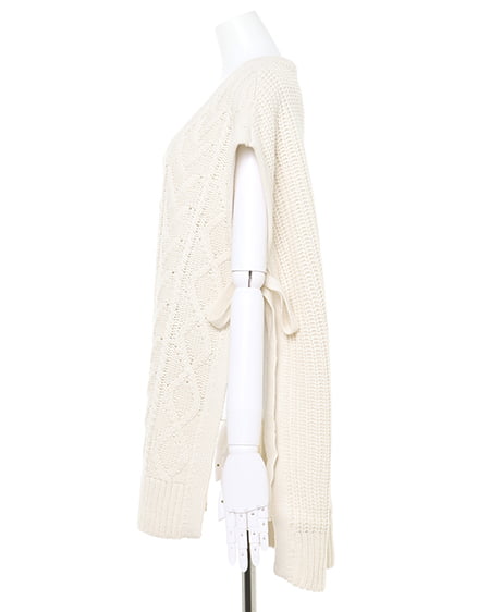 INGNI（イング） 横リボンケーブルベスト ｱｲﾎﾞﾘｰ