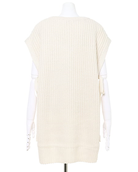 INGNI（イング） 横リボンケーブルベスト ｱｲﾎﾞﾘｰ