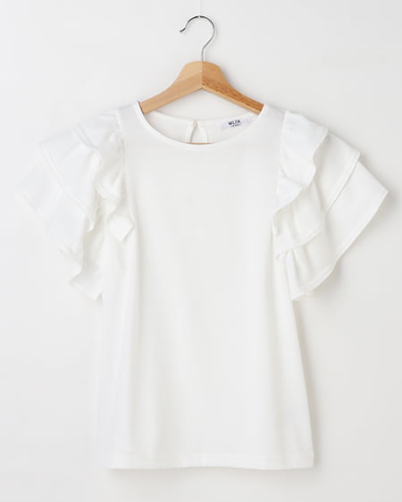 【WEB限定】フリル3段半袖Tシャツ