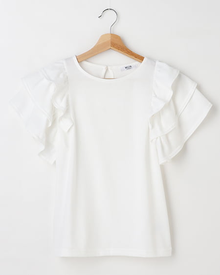 【WEB限定】フリル3段半袖Tシャツ