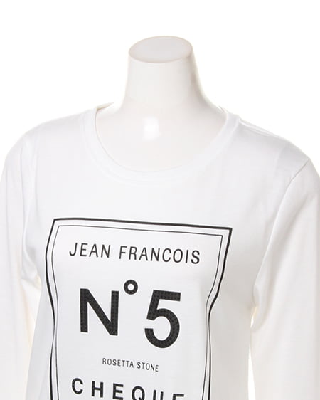 INGNI（イング） 中綿リブコートxロンTシャツ／SET ﾁｬｺｰﾙｸﾞﾚｰ/ｵﾌﾎﾜｲﾄ