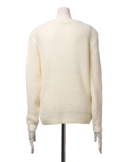 INGNI（イング） ムートンコートx装飾付畦ニット／SET ｷｬﾒﾙ/ｵﾌﾎﾜｲﾄ