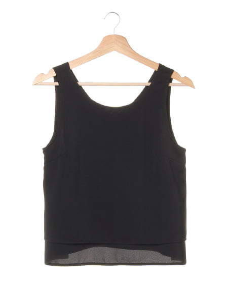 【INGNI STORE限定】テロ生地レイヤードTOPS