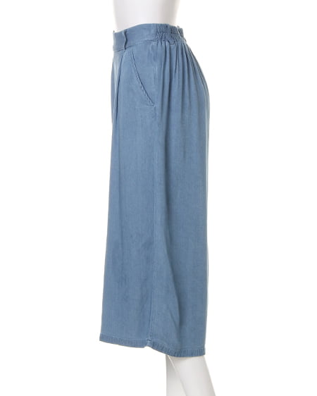 INGNI（イング） レーヨンデニムガウチョ ﾌﾞﾘｰﾁ