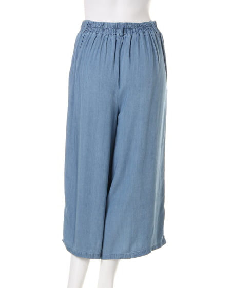 INGNI（イング） レーヨンデニムガウチョ ﾌﾞﾘｰﾁ