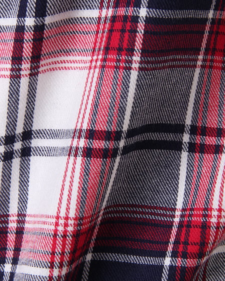 INGNI(イング) チェック柄シャツ+No5Tシャツ/SET コン/オフホワイト