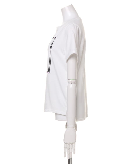 INGNI(イング) チェック柄シャツ+No5Tシャツ/SET コン/オフホワイト