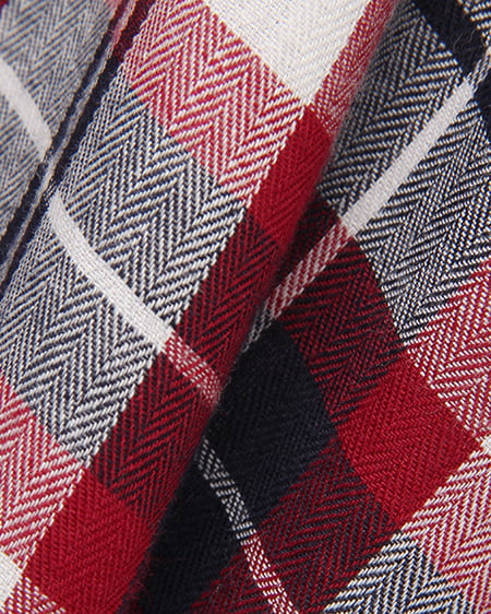 INGNI(イング) チェック柄シャツ+柄ロゴTシャツ/SET オフホワイト/アメリカ