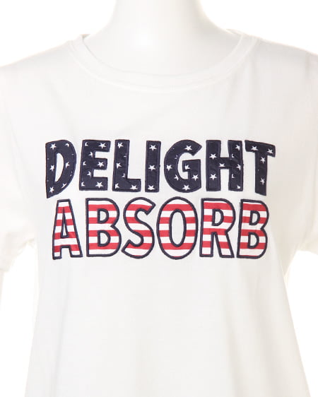 INGNI(イング) チェック柄シャツ+柄ロゴTシャツ/SET オフホワイト/アメリカ