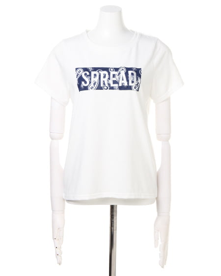 INGNI（イング） ロゴTシャツ＋デニムコクーンスカート／SET ﾌﾞﾙｰﾊﾞﾝﾀﾞﾅ