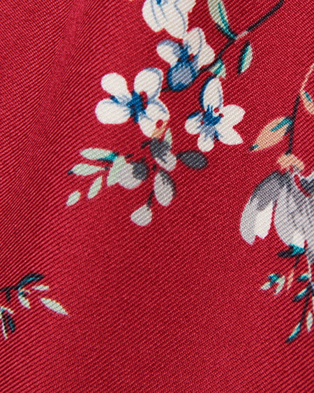 INGNI（イング） 総針Vネックニット＋花柄イレヘムスカート／SET ｵﾌﾎﾜｲﾄ