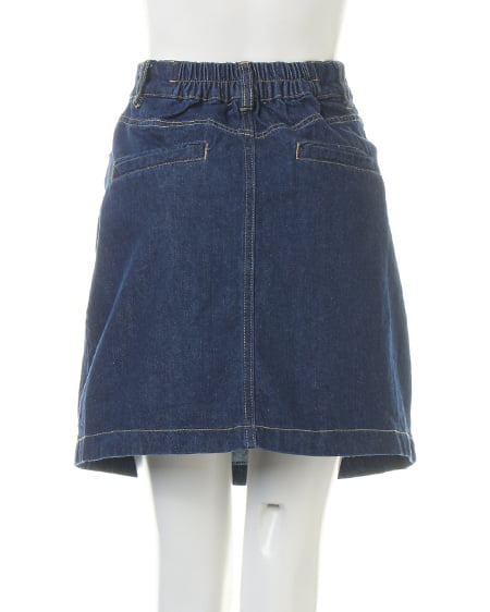 INGNI（イング） ボーダーニット＋刺繍前ボタンスカート／SET ｺﾝ/ﾎﾞﾙﾄﾞｰ