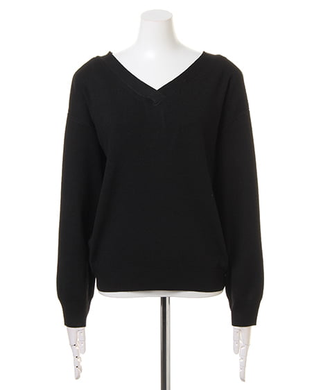 INGNI（イング） 2WAYニット＋サッシュ付イレヘムスカート／SET ｸﾛ