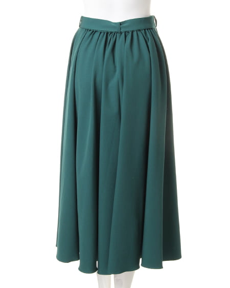 INGNI（イング） 2WAYニット＋サッシュ付イレヘムスカート／SET ｸﾛ