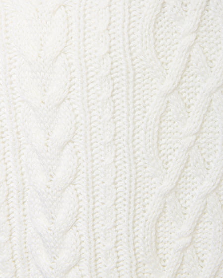 INGNI（イング） ケーブルニット＋サッシュ付イレヘムスカート／SET ｵﾌﾎﾜｲﾄ